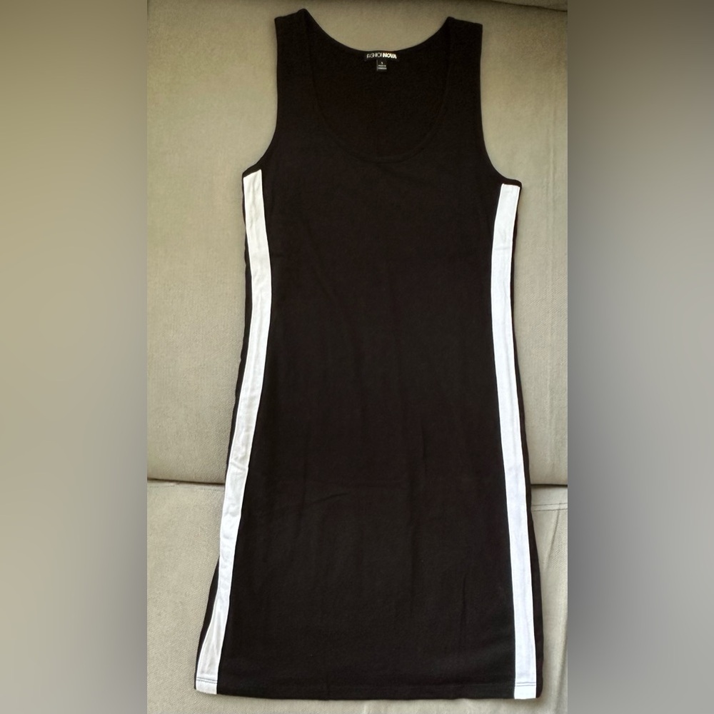 New Fashion Nova Small Black Bodycon tank top dress